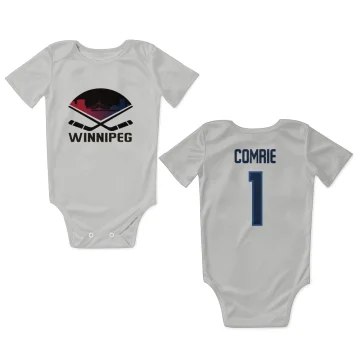 Eric Comrie Winnipeg Jets  Infant & Newborn Bodysuit - White