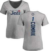 Eric Comrie Women's Winnipeg Jets Backer T-Shirt - Ash