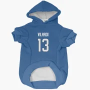 Gabriel Vilardi Winnipeg Jets  Dog & Cat Pet Hoodie - Blue