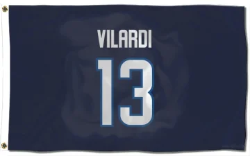 Gabriel Vilardi Winnipeg Jets  Flag (3 X 5) - Navy