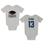 Gabriel Vilardi Winnipeg Jets  Infant & Newborn Bodysuit - White