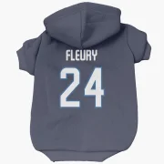 Haydn Fleury Winnipeg Jets  Dog & Cat Pet Hoodie - Navy