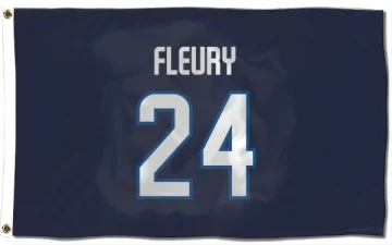 Haydn Fleury Winnipeg Jets  Flag (3 X 5) - Navy