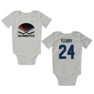 Haydn Fleury Winnipeg Jets  Infant & Newborn Bodysuit - White