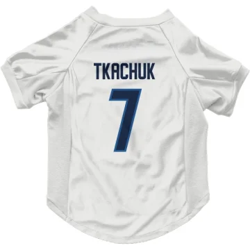 Keith Tkachuk Winnipeg Jets  Dog & Cat Pet Jersey - White