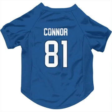 Kyle Connor Winnipeg Jets  Dog & Cat Pet Jersey - Blue