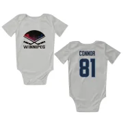 Kyle Connor Winnipeg Jets  Infant & Newborn Bodysuit  - White