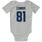 Kyle Connor Winnipeg Jets  Infant & Newborn Bodysuit  - White