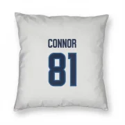 Kyle Connor Winnipeg Jets  Pillow Cover (18 X 18) - White