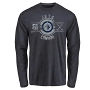 Kyle Connor Men's Winnipeg Jets Insignia Long Sleeve T-Shirt - Navy