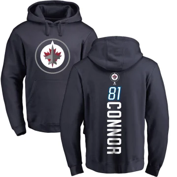 Kyle Connor Youth Winnipeg Jets Branded Backer Pullover Hoodie Navy