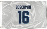 Laurie Boschman Winnipeg Jets  Flag (3 X 5) - White