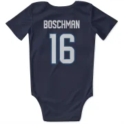 Laurie Boschman Winnipeg Jets  Infant & Newborn Bodysuit  - Navy