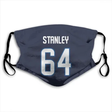 Logan Stanley Winnipeg Jets  Face Mask - Navy