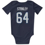 Logan Stanley Winnipeg Jets  Infant & Newborn Bodysuit  - Navy