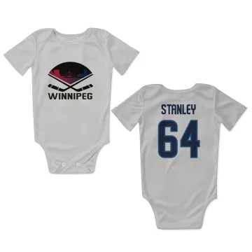 Logan Stanley Winnipeg Jets  Infant & Newborn Bodysuit  - White