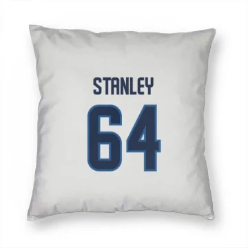 Logan Stanley Winnipeg Jets  Pillow Cover (18 X 18) - White