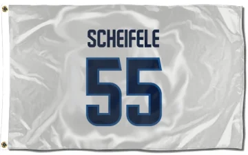 Mark Scheifele Winnipeg Jets  Flag (3 X 5) - White