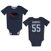 Mark Scheifele Winnipeg Jets  Infant & Newborn Bodysuit  - Navy