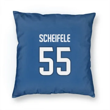 Mark Scheifele Winnipeg Jets  Pillow Cover (18 X 18) - Blue