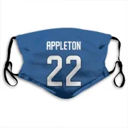 Mason Appleton Winnipeg Jets  Face Mask - Blue