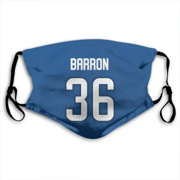 Morgan Barron Winnipeg Jets  Face Mask - Blue