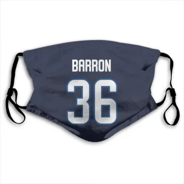 Morgan Barron Winnipeg Jets  Face Mask - Navy