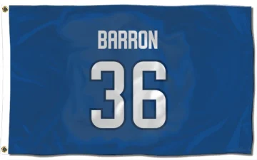 Morgan Barron Winnipeg Jets  Flag (3 X 5) - Blue