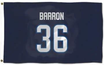 Morgan Barron Winnipeg Jets  Flag (3 X 5) - Navy