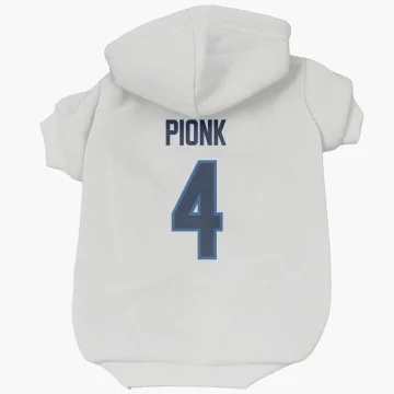 Neal Pionk Winnipeg Jets  Dog & Cat Pet Hoodie - White