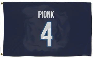 Neal Pionk Winnipeg Jets  Flag (3 X 5) - Navy