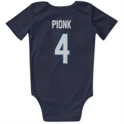 Neal Pionk Winnipeg Jets  Infant & Newborn Bodysuit  - Navy