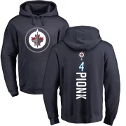 Neal Pionk Men's Winnipeg Jets Branded Backer Pullover Hoodie Navy