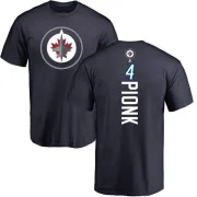 Neal Pionk Men's Winnipeg Jets Branded Backer T-Shirt - Navy