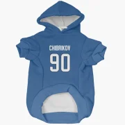 Nikita Chibrikov Winnipeg Jets  Dog & Cat Pet Hoodie - Blue