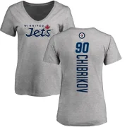 Nikita Chibrikov Women's Winnipeg Jets Backer T-Shirt - Ash