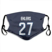 Nikolaj Ehlers Winnipeg Jets  Face Mask - Navy