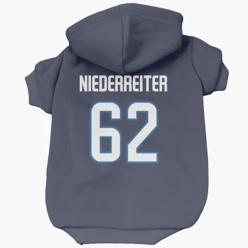 Nino Niederreiter Winnipeg Jets  Dog & Cat Pet Hoodie - Navy