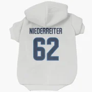 Nino Niederreiter Winnipeg Jets  Dog & Cat Pet Hoodie - White