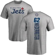 Nino Niederreiter Men's Winnipeg Jets Backer T-Shirt - Ash