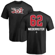 Nino Niederreiter Men's Winnipeg Jets Name and Number Banner Wave T-Shirt - Black