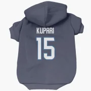 Rasmus Kupari Winnipeg Jets  Dog & Cat Pet Hoodie - Navy