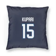 Rasmus Kupari Winnipeg Jets  Pillow Cover (18 X 18) - Navy