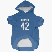 Simon Lundmark Winnipeg Jets  Dog & Cat Pet Hoodie - Blue