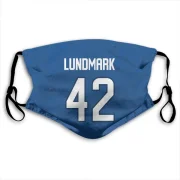 Simon Lundmark Winnipeg Jets  Face Mask - Blue