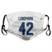 Simon Lundmark Winnipeg Jets  Face Mask - White