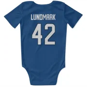 Simon Lundmark Winnipeg Jets  Infant & Newborn Bodysuit - Blue