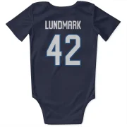 Simon Lundmark Winnipeg Jets  Infant & Newborn Bodysuit - Navy