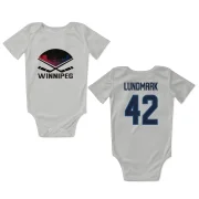 Simon Lundmark Winnipeg Jets  Infant & Newborn Bodysuit - White