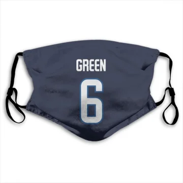 Ted Green Winnipeg Jets  Face Mask - Navy